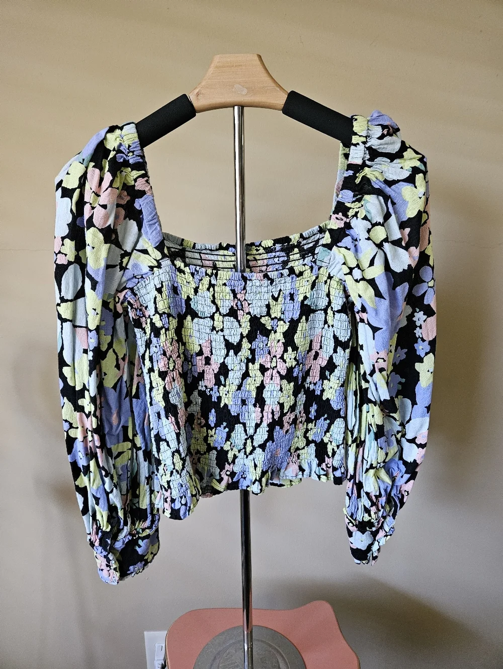Free People Ariana Printed Crop Top- Size XS